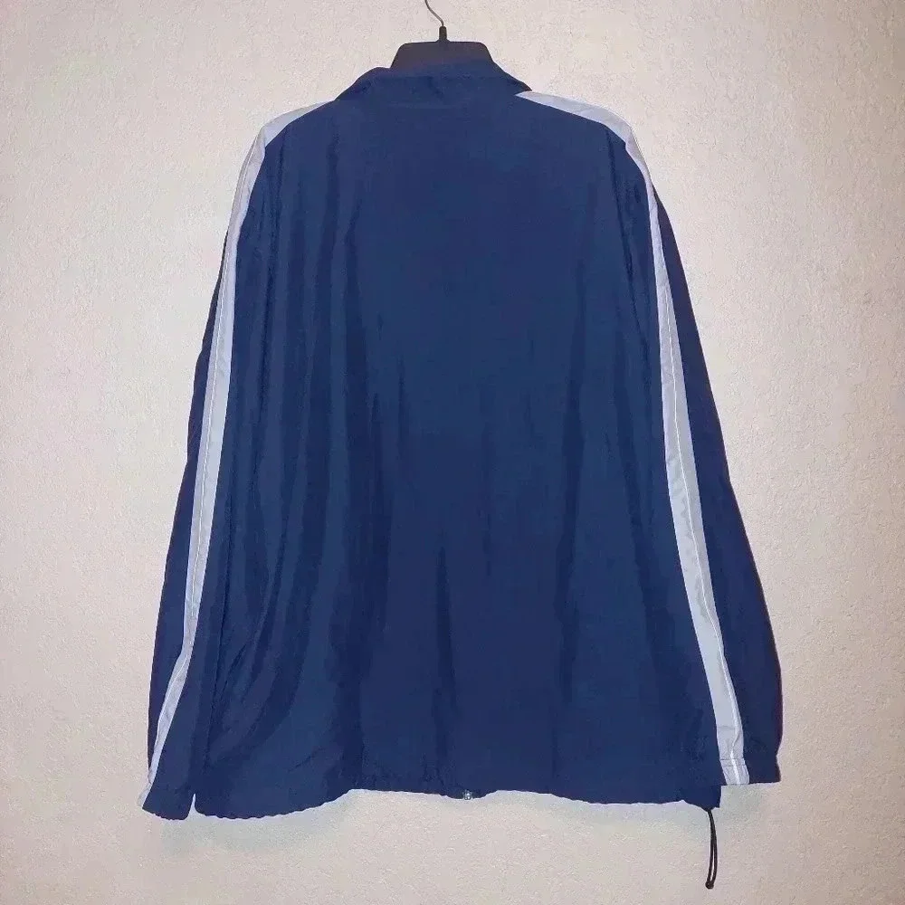 Reebok Blue & Gray White Long Sleeve Full Zip Mens jacket XL - Picture 2 of 7